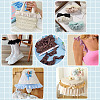 4 Yards Polyester Wrinkle Lace Ribbon OCOR-TA0004-18A-8