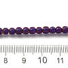 Electroplated Synthetic Non-magnetic Hematite Beads Strands G-C154-A01-01F-4