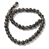 Natural Ice Obsidian Beads Strands G-P590-A03-8mm-02-5