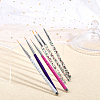 2 Sets 2 Style Plastic Nail Pull Line Pen MRMJ-CA0001-40-4