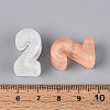 Luminous Frosted Transparent Acrylic Beads TACR-T029-21C-5