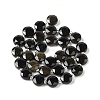 Natural Golden Sheen Obsidian Bead Strands G-C116-A07-01-3