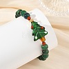 Handmade Lampwork Christmas Tree Bracelets BJEW-TA00758-2