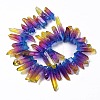 Natural Quartz Crystal Dyed Beads Strands G-I345-02D-2