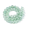 Anti-Tarnish Electroplate Glass Beads Strands GLAA-N064-10mm-12-3