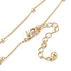 Brass Satellite Chain Necklaces X-NJEW-K123-08G-1