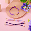 3Pcs 3 Styles Polyester Cord Bracelet Making MAK-TA0001-41-5