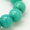 Natural Mashan Jade Round Beads Strands X-G-D263-10mm-XS15-2