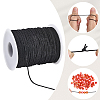 2 Rolls Waxed Cotton Thread Cords YC-PA0001-03-6
