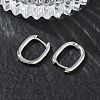 Brass Hoop Earrings for Women KK-CBA760A-09P-3