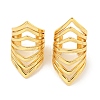 Brass Cuff Earrings EJEW-C104-095G-1