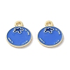 Fruit Alloy Enamel Charms PALLOY-S058-01LG-20-1