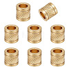 8Pcs 304 Stainless Steel Glazed European Beads STAS-UN0065-07G-1