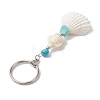 Synthetic Turquoise Keychain KEYC-JKC00843-02-3