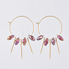 316L Surgical Stainless Steel Hoop Earring EJEW-JE03678-03-1