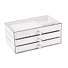 3-Tier PET Plastic Jewelry Storage Drawer Boxes CON-N016-05A-1