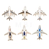 Airplane Enamel Pins AL-CBAC5A3-01G-1