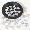 200Pcs 2 Styles Electroplate Transparent Acrylic Beads MACR-SP0002-29-7