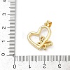 Brass Micro Pave Cubic Zirconia Pendants KK-D317-086G-3