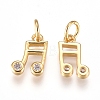 Brass Charms ZIRC-L070-65G-2