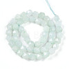 Dyed Natural White Jade Beads Strands G-T139-8mm-46J-3