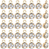 50Pcs Brass Pendants KK-BBC0025-91B-7