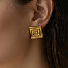 316L Surgical Stainless Steel Stud Earrings for Women WGB5938-01-4