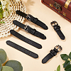 10 Sets Imitation Leather Alloy Button-down Metal Buttons for Bag Making FIND-GF0009-64B-4