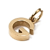 304 Stainless Steel Charms SA-CBABF3F-01G-G-2