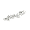 Brass Micro Pave Cubic Zirconia Pendants KK-M326-13C-P-2