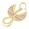 Brass Enamel Pendantss KK-CBAAB9C-05G-04-2