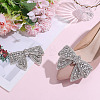 Felt & Glass Bowknot Ornament Accessories DIY-WH0504-982-4