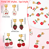 30Pcs Alloy Enamel European Dangle Charms PALLOY-BM00017-2