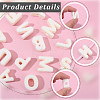 52Pcs 26 Styles Opaque Acrylic European Beads OACR-SP0002-37-6
