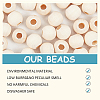 Unfinished Natural Wood European Beads WOOD-PH0009-04E-7