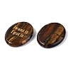 Natural Tiger Eye Pendants G-N365-02D-2