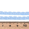 Imitation Jade Glass Beads Strands GLAA-T028-14J-04-4
