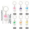 6Pcs Cat Eye Keychain KEYC-TAC00043-4