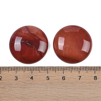 Natural Mookaite Cabochons G-H1596-FR-25mm-18-1