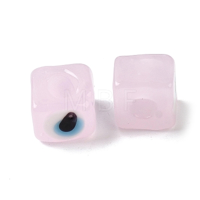 Handmade Evil Eye Lampwork European Beads LAMP-G143-06H-1