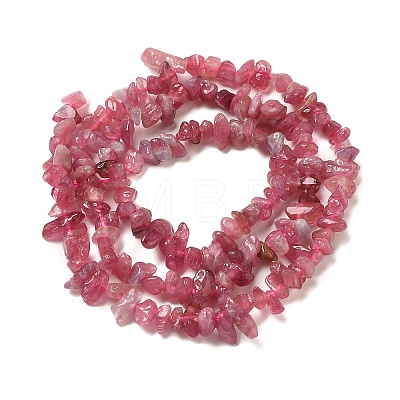 Natural Red Tourmaline Beads Strands G-L608-B07-01-1