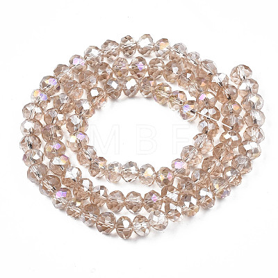 Electroplate Glass Beads Strands LS-EGLA-A034-T1mm-B24-1