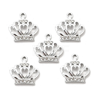 Alloy Rhinestone Pendants ALRI-C007-49P-1