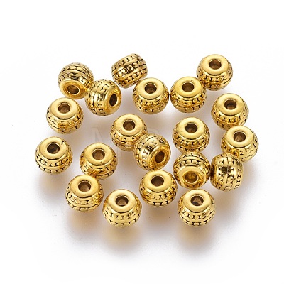 Tibetan Style Alloy Spacer Beads GLF0883Y-NF-1