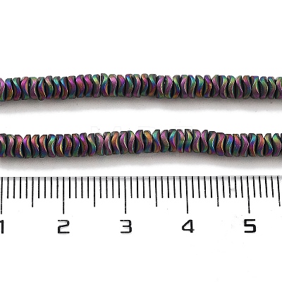 Electroplated Synthetic Non-magnetic Hematite Beads Strands G-H020-M01-19-1