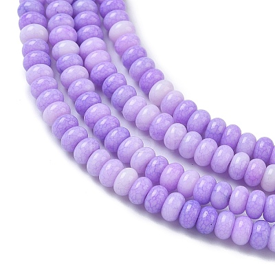 Ombre Effect Dyed Glass Beads Strands GLAA-C043-01I-1