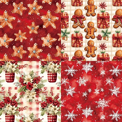 24Pcs 12 Styles Christmas Scrapbook Paper Pads PW-WG8757D-01-1