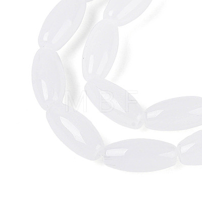 Imitation Jade Glass Beads Strands GLAA-T028-15J-02-1