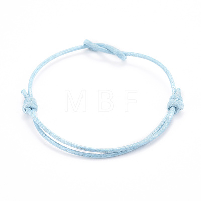Adjustable Korean Waxed Polyester Cord Bracelets Sets BJEW-JB06182-04-1