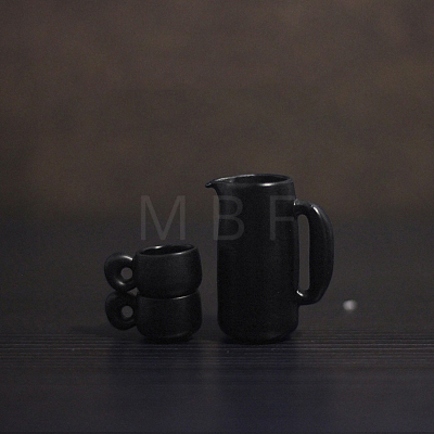 Miniature Teapot & Cup Set Ornaments MIMO-PW0002-12A-05-1